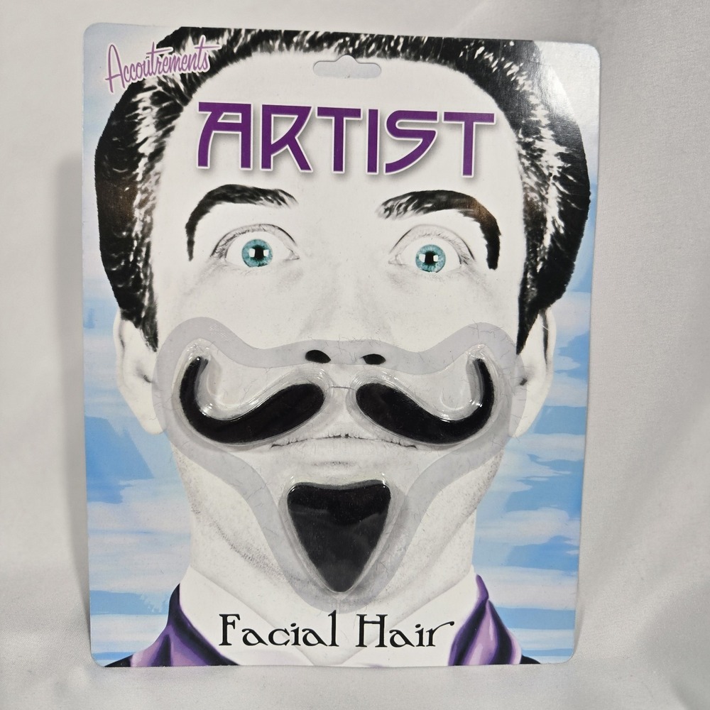 Accoutrements Costume Mustache Artist | New Old stock New in Sealed Package